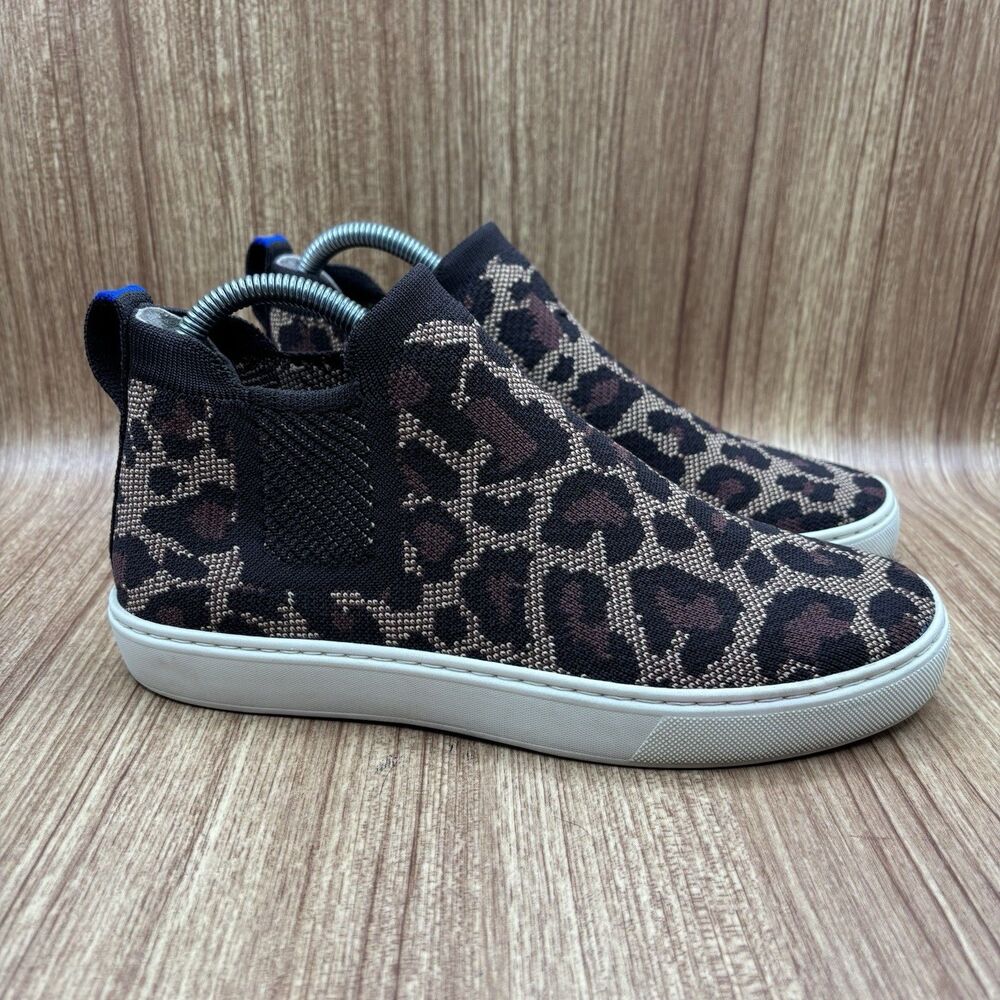 Rothy’s Women Chelsea Boot Sneaker Size 8 Wildcat Knit Pull On Shoe‎ Bootie Flat